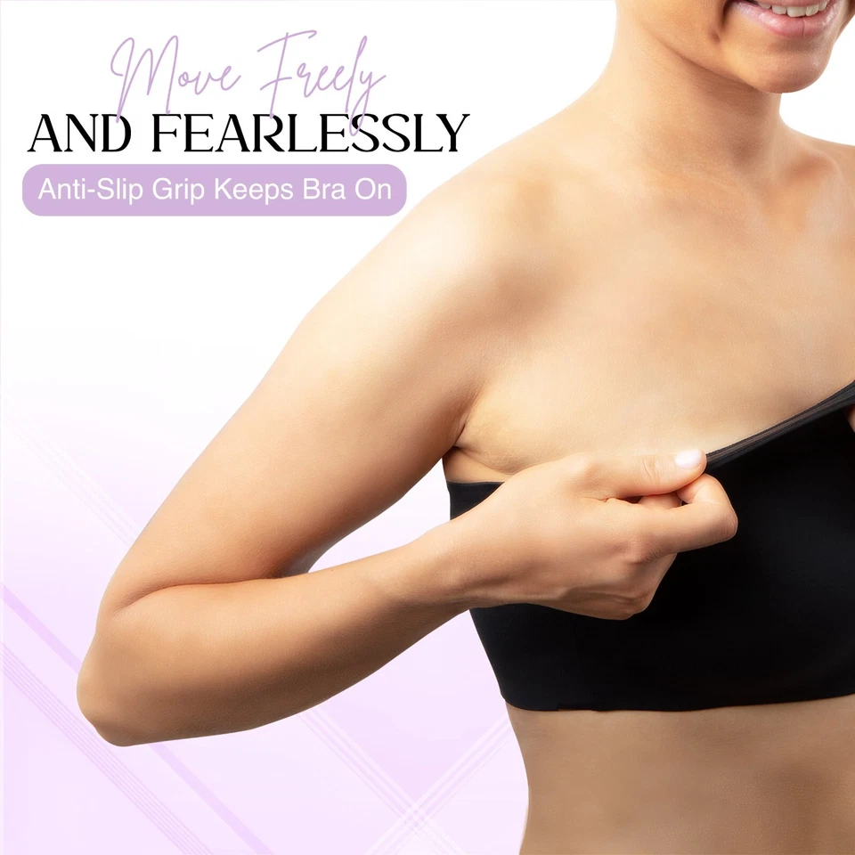 Strapless Bandeau Bra with Stay put Anti-Slip Silicone - Image 3 of 4