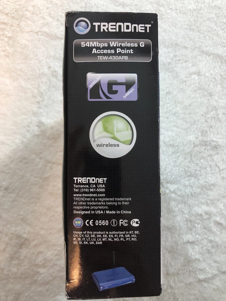 TRENDnet TEW-430APB Wireless-G 54Mbps Access Point AP ***-Not Tested-*** - Image 4 of 4