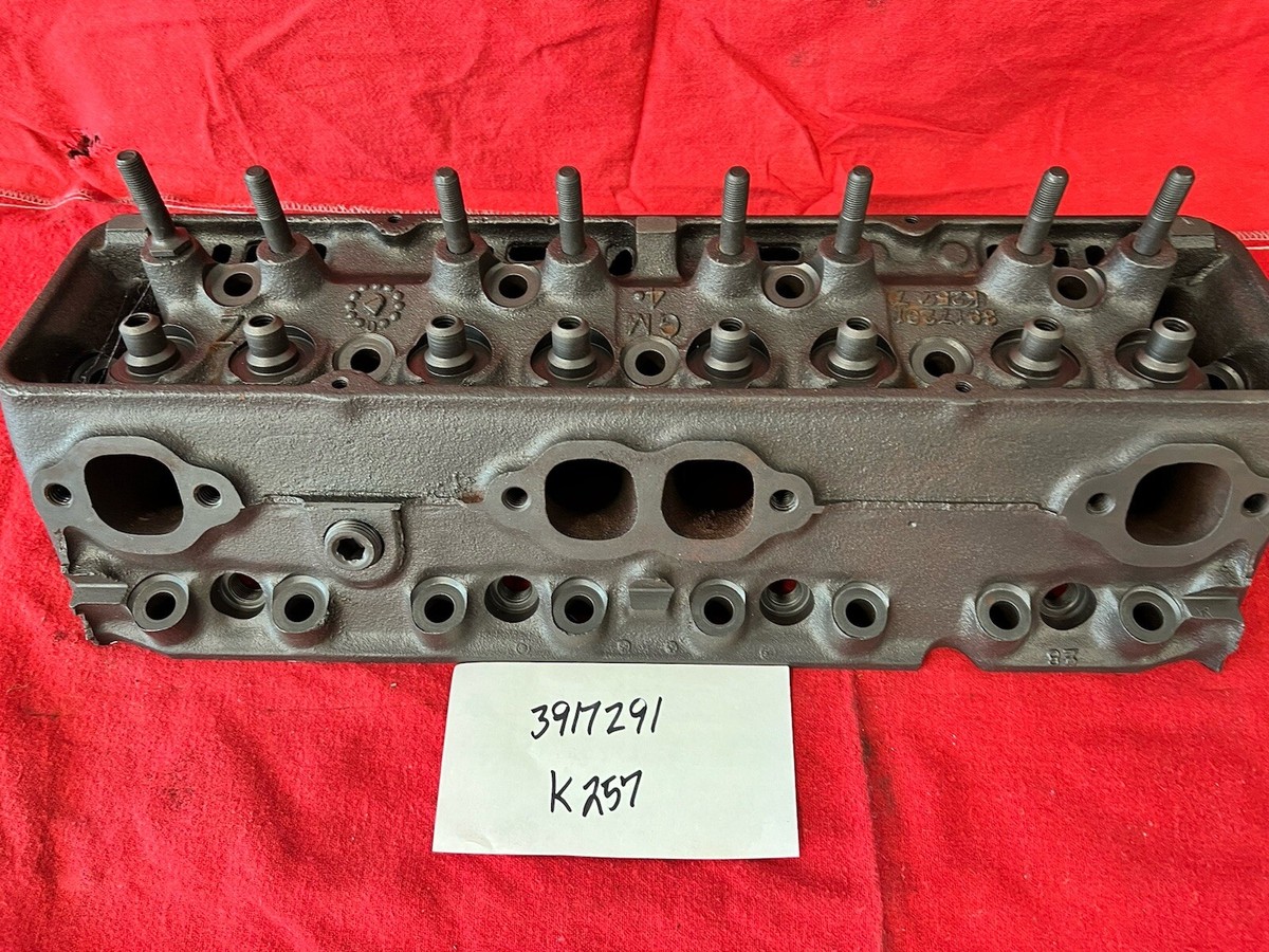 1967 327 SMALLBLOCK CHEVY 291 HEAD #3917291 DATE K257 | eBay