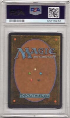 EBONY HORSE X1 MAGIC MTG #62 ARABIAN NIGHTS PSA #66610476 GRADED