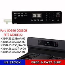 DG96-00850B Gas Range Touch Control Panel Membrane Switch Display for Samsung