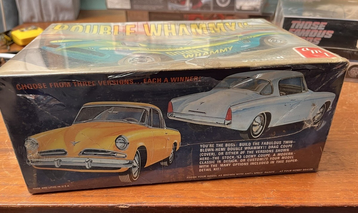 自動車 DOUBLE WHAMMY!! '53 hemi studebaker Double Whammy '53 HEMI Studebaker Model Kit by AMT for sale