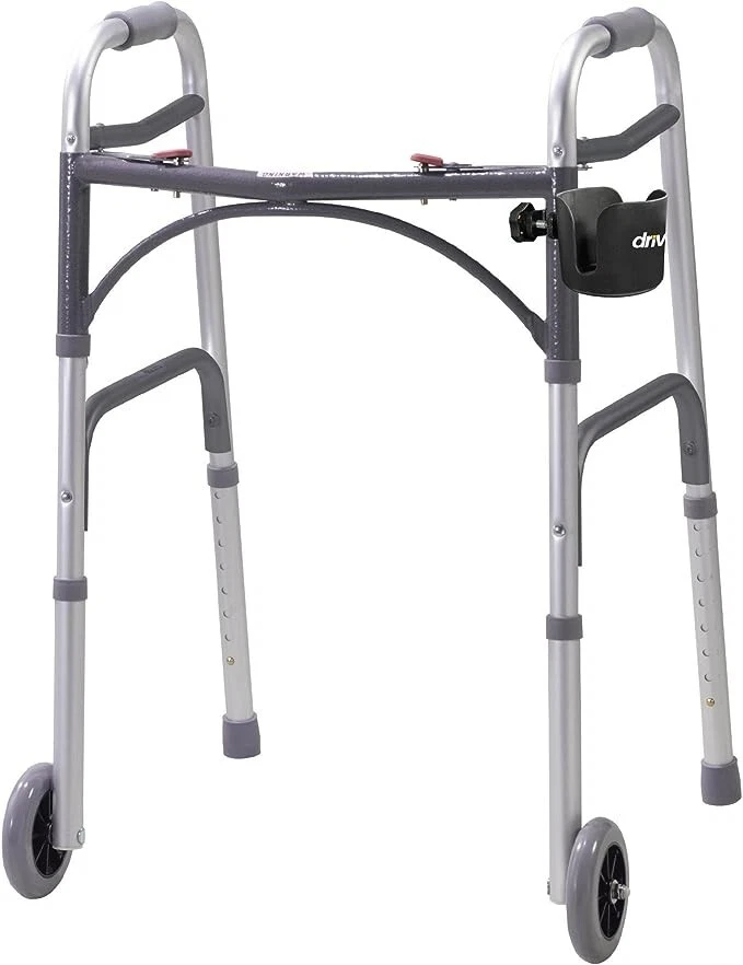 Portavasos Drive Medical con abrazadera para andador, andador y silla de ruedas, Foto 2 de 4