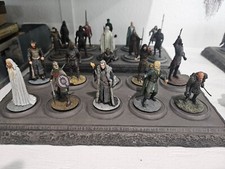 123 Lord of the Rings Figurines - Eaglemoss - With Display Stands and Booklets