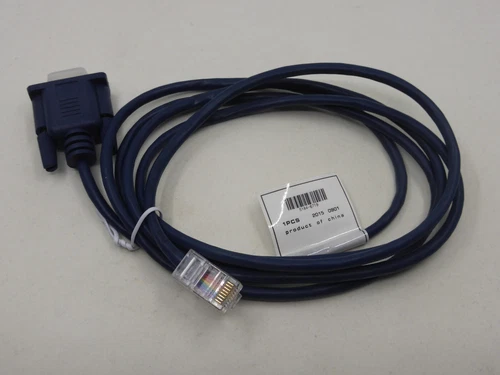 HP 5184-6719 Konsolen-Kabel Console Cable 1,8m 8pol RJ45 auf DB-9 Stecker RS-232