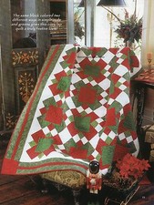 Holiday Squares Quilt Pattern Pieced MC