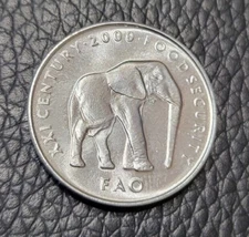 2000 Somalia 5 Shillings Coin