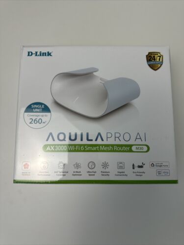 D-Link Aquila Pro AI AX3000 M30 Wi-Fi 6 Smart Mesh Router / Add-On Point - 第 1/1 張圖片