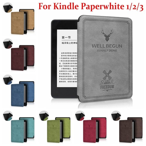 Auto Sleep/Wake 6 inch E-Reader Smart Case for Kindle Paperwhite 1/2/3