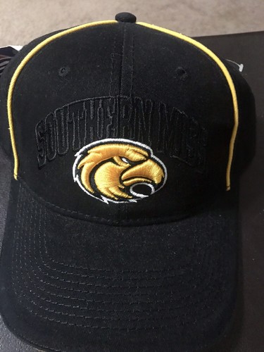 Black Southern Miss Golden Eagles Hat 