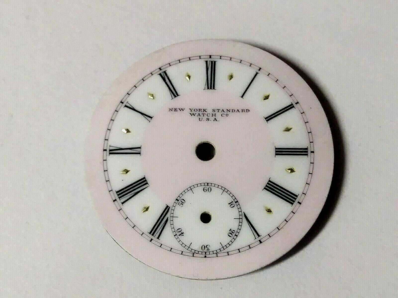 Beautiful 6 size New York Standard Multi Color pocket watch dial. Take a look!