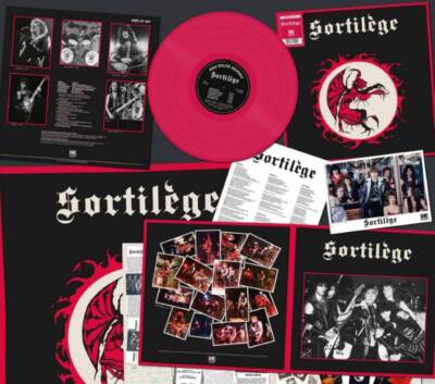 SORTILEGE- same LIM.300 MAGENTA VINYL EP +bonustr. FRENCH METAL classic +bonus