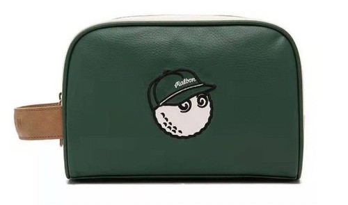 Malbon Golf Cart Bag Hand bag Green Bag part 22*16*9cm Express Delivery - Picture 6 of 10