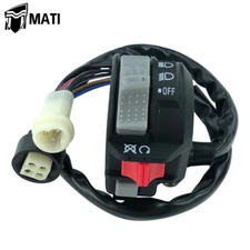 Left Handlebar Kill Switch Headlight For Yamaha Big Bear350 Terrapro 350 PRO-4