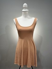 SALE! Beige Forever 21 Basic Ribbed Dress Size S EUC
