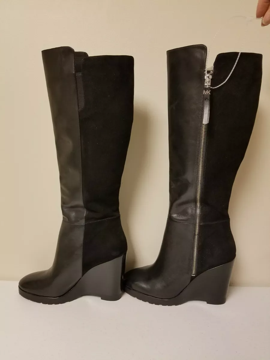 Michael kors clara wedge hotsell boot
