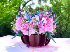 3D Pop Up Greeting Card Flower Butterfly Birthday Mom Mother Thank You Valentine