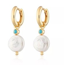 Perlen Ohrringe 925 Sterling Silber Elegant Fein Damen Schmuck Ohrstecker