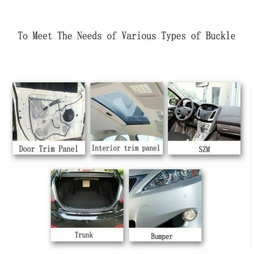 500Pcs Auto Car Mixed Fastener Clip Bumper Fender Trim Plastic Rivet Door Panel - Bild 15 von 17
