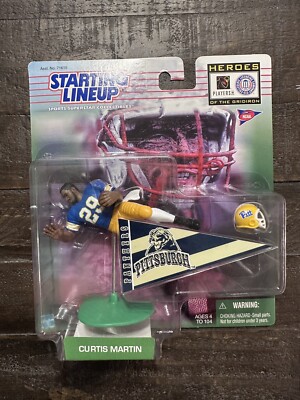1999 Curtis Martin Pittsburg Panthers Starting Lineup Collectible Figure NCAA