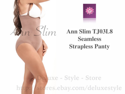 Ann Slim TJ03L8 Seamless Strapless Panty. Body shaper Panty. New 