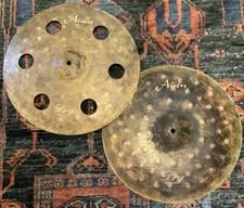 Aisen Cymbals 15 Dry Hi-Hats, W/ Ozone Top