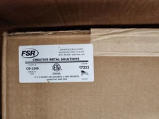 FSR CB-224S 2x2 High Capacity Ceiling Box with 4RU Drop-Down Cage 17233  NEW