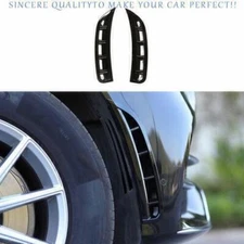 For Benz GLE 2020-2024 Glossy Black Front Bumper Canards Lip Splitter Fins 2*