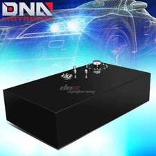 17 GALLON TOP-FEED PERFORMANCE BLACK ALUMINUM FUEL CELL TANK+CAP+LEVEL SENDER