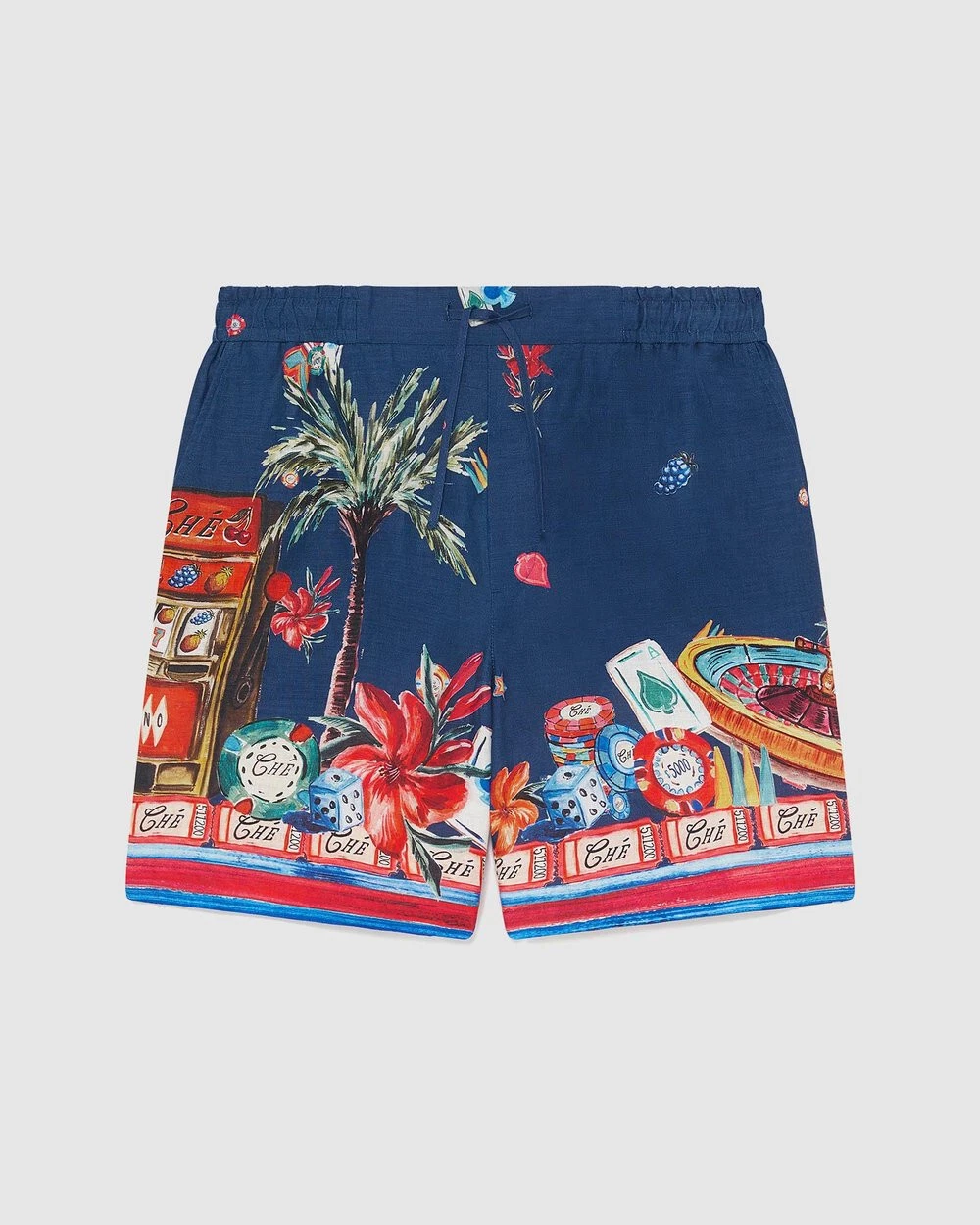 Che Venetian Linen Shorts M