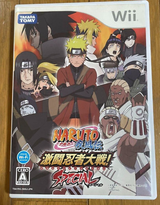 Naruto Clash of Ninja Shippuden EX Special 1 2 3 Takara Tomy Nintendo Wii  Japan