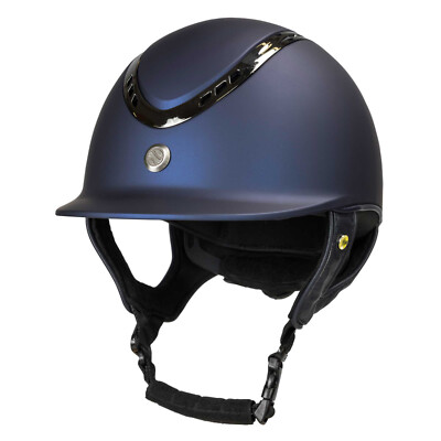 Back on Track Reithelm EQ3 Mips  System mit Justierrädchen Smooth Top Blau