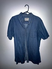 Vintage 90s Denim Button Up Shirt