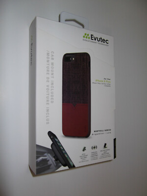 BRAND NEW Evutec Case Northill Series Brigandine/Lava For iPhone 8/7/6S/6 Plus