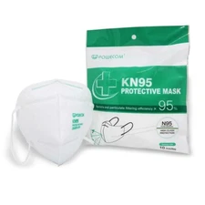 KN95 Protective Mask 95% Filtration 10/Pack, 4 Packs, Powecom, 101-KN95-4