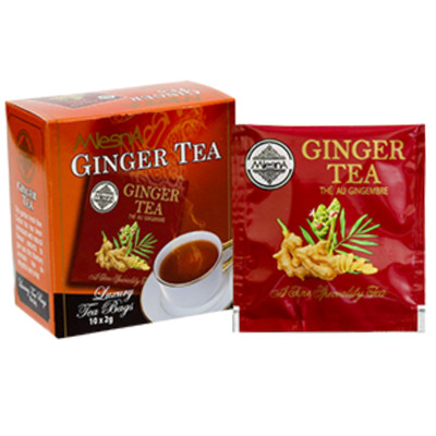 Ceylon Herbal Natural Healthy Immunity boost Ginger foil envelope 10 Tea bags