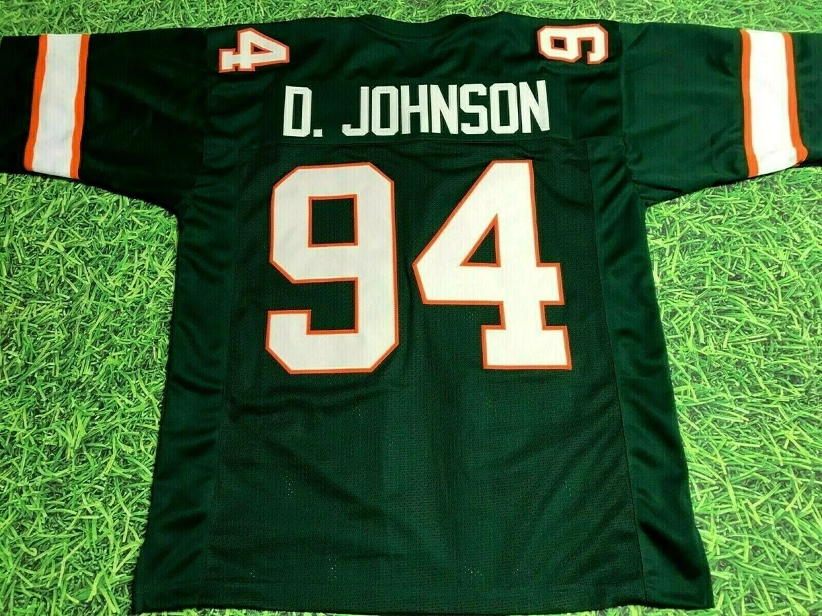Dwayne johnson hotsell miami hurricanes jersey