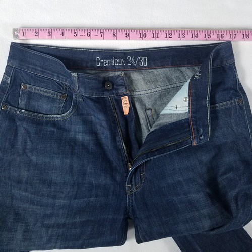 Daniel CREMIEUX Men's Jeans stright sz 34/30 Blue - Picture 2 of 10