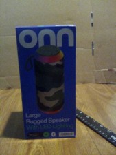 ONN Portable Speaker Bluetooth Speaker Camo AACAM100081914