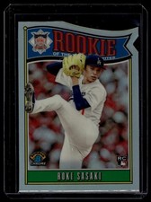 2025 Bowman Chrome ROY Favorites Roki Sasaki #ROY-10 Insert RC
