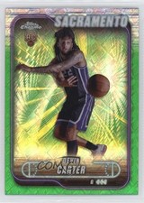2024-25 Topps Chrome Green Topps Refractor Devin Carter #134 1d40