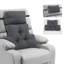 ROYALAY 2 Pcs Neck Pillow Lumbar Support for Recliner, Back Pillow for Chair ...