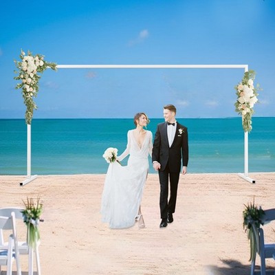 Wedding Arch Square Arch Rack Metal Flowers Frame Stand Birthday Party Backdrop