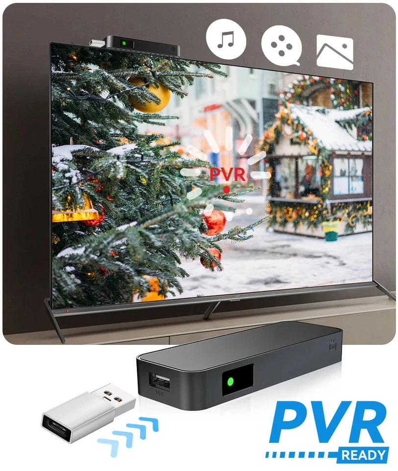 DVB T2 DVB C Digital Tuner H265 TDT HD FTA TV Recevier Multimedia Set Top Box EU - Image 4 of 4