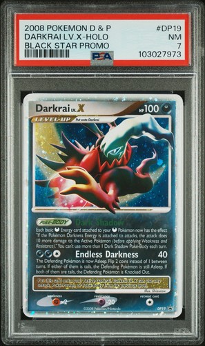 Pokemon Darkrai LV.X DP19 Diamond and Pearl PSA 7 Black Star Promo