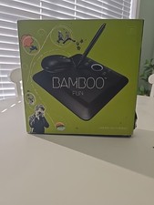 Wacom Bamboo Fun CTE450K USB Drawing Tablet Black Used With box No software