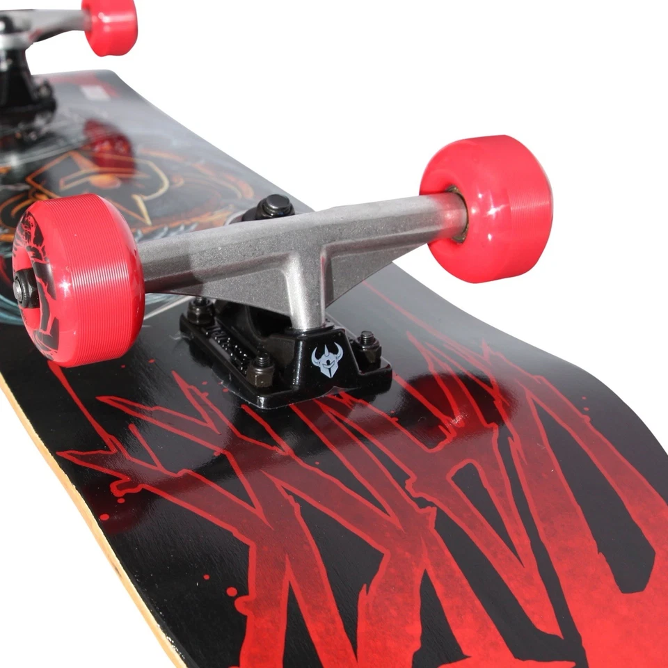Darkstar Skateboard PRO (31” X 7,75”) DS40 ROJO ABISMO, Cubierta Completa, ABEC 5B Foto 3 de 4