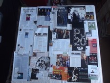 PEARL JAM - LARGE MAGAZINE CUTTINGS COLLECTION - CLIPPINGS, ADVERTS, X69. A.