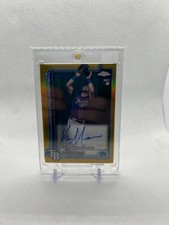 2025 Topps Chrome Autographs Kameron Misner #RA-KMI Gold Refractor 18/50 AUTO