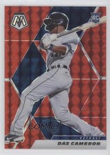 2021 Panini Mosaic Rookie Red Mosaic Prizm Daz Cameron #221 5x8